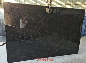 หินอ่อนธรรมชาติสีดำมาร์ควินา แผ่นใหญ่ ทันสมัย กันน้ำ สำหรับตกแต่งภายในโรงแรม/วิลล่า พร้อมรับประกัน 1 ปี - Product Image 6