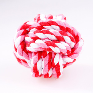 Wholesale Interactive Dual Rope <b>Ball</b> <b>Dog</b> Cat Toy Eco-Friendly Small Medium Pets Drop Shipping Random Color - Product Image 1