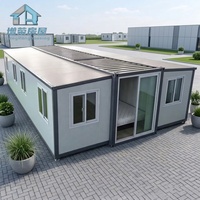 Maison conteneur préfabriquée élégante et durable, design moderne, mini-bureau, poste de travail sur site, bureau de jardin, entrepôt 40 pieds