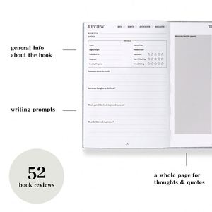 A5 Student Text Composition Record <b>Notebook</b> 52 Reading Notes Log Book for School Use Wholesale - Product Image 2