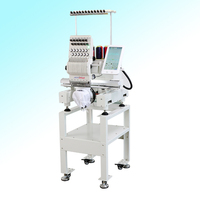 Chine Mini informatisé pas cher prix 12 aiguilles plat T-shirt chapeau Broder couture Logo ménage broderie Machine