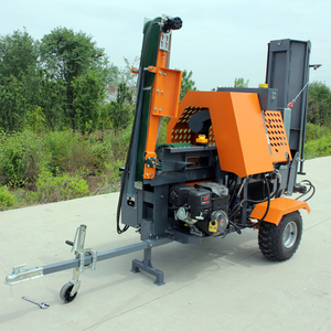 20 Ton Gasoline Hydraulic Wood Log Horizontal Splitting <b>Machine</b> Fast Firewood Processor - Product Image 4