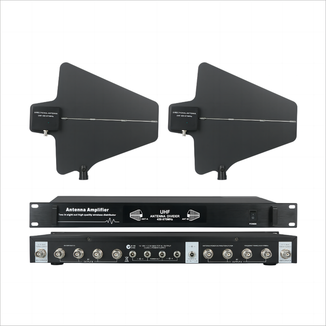 Demao UHF signal Amplification System Antenna Distribution 470-1000Mhz for Wireless Microphone Reception Extension Enhancement