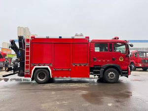 Nouveau camion de secours diesel multifonctionnel |   <span class=keywords><strong>Véhicule</strong></span> de lutte contre l'incendie avec grue à bras articulé 4x2 et éclairage intégré - Product Image 2