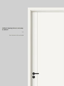 Eco-friendly Modern Wooden Interior <strong>Door</strong> for Bedroom - Product Image 2