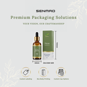 Huile Essentielle de Thym 100% Pure, Naturelle et Biologique en Gros, Marque Privée pour Soins de la Peau et Massage Corporel - Product Image 5