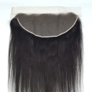 Wholesale Factory Price Brazilian Human Hair、Virgin Cuticle Aligned Hair Straight 100 Human Hair 13*6 HD Lace Frontal