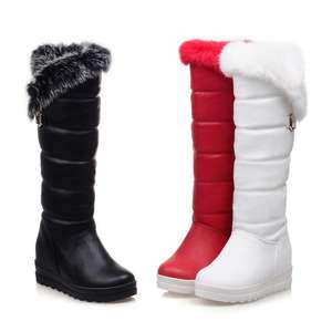 35-46 Size Extra Large Winter <b>Thermal</b> Warm Sheepskin <b>Boots</b> Thick Soles Anti-Slip Lightweight Flat Heels Midi <b>Boots</b> for <b>Women</b> - Product Image 3