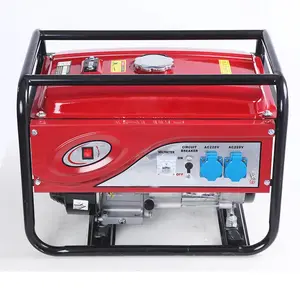 Petit générateur d'essence silencieux à double carburant 2.2KW 110V à fonctionnement automatique portable de haute qualité