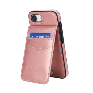 Funda de Cuero PU LT con Soporte Magnético y Ranuras para Tarjetas para 17 Pro/17E/16E, Antideslizante, con Soporte y Protección Antiarañazos - Product Image 1