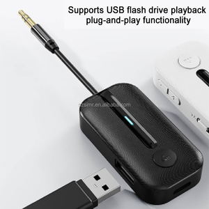 <span class=keywords><strong>Émetteur</strong></span>-<span class=keywords><strong>récepteur</strong></span> <span class=keywords><strong>Bluetooth</strong></span> 2 en 1, convertisseur audio AUX pour <span class=keywords><strong>voiture</strong></span>, matériau ABS pour haut-parleurs, téléviseurs, ordinateurs, écouteurs sans fil - Product Image 5