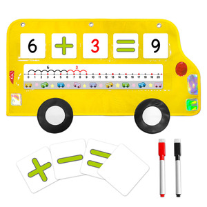 <b>Pocket</b> Chart for Classroom Large School Bus Shaped <b>Pocket</b> Charts for Kids Back to School Supplies - Product Image 5