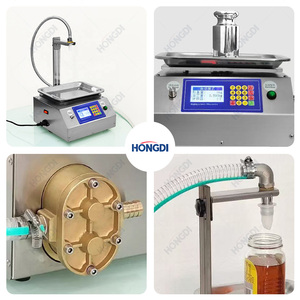 Small Fully Automatic High-Accuracy Wrapping & Liquid Filling Machine for Honey Edible Oil Diaphragm Pump <b>Plastic</b> Film Packaging - Product Image 5