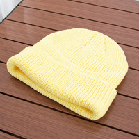 Bonnet Y2K personnalisé en tricot côtelé camouflage, coloré, à revers large, doux, extensible, pour l'hiver, décontracté, unisexe, pour hommes et femmes