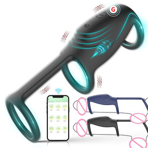 Vibrierender <span class=keywords><strong>Penis</strong></span>-Ärmel-<span class=keywords><strong>Penis</strong></span> ring, <span class=keywords><strong>Penis</strong></span>-Ring-Vibrator-Extender für G-Punkt-Stimulation, Paare Sexspielzeug für Erwachsene für Männer Frauen - Product Image 1