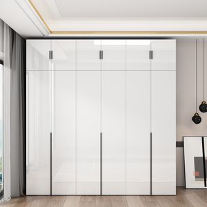 Support mural, armoire, placard, Surface brillante UV, peinture gratuite, meubles de chambre à coucher, armoire avec coiffeuse, armoires - Product Image 5