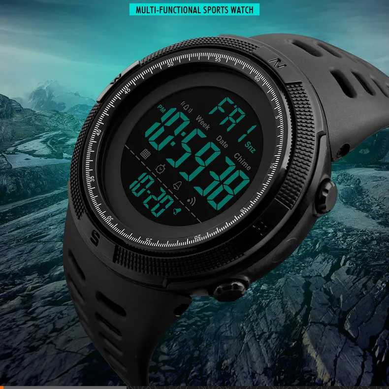 reloj digital skmei 1251 digital watches relojes para hombres smartwatch sport watches for men