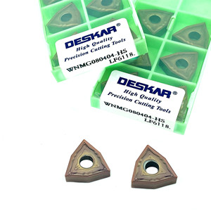 DESKAR WNMG 080404 080408 MM MA JMS <span class=keywords><strong>HS</strong></span> LF6118 Inserto de torneado externo indexable de carburo para acero inoxidable, para portaherramientas MWLNR - Product Image 1