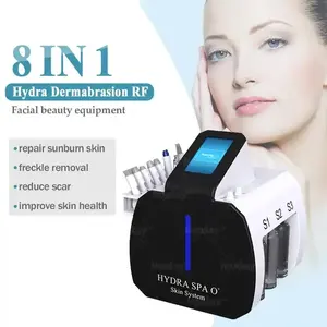 8 In 1 Hydra Dermabrasion Within Anti Wrinkle Rf Facial Beauty Equipment With Deep Cleaning Spa Facial Machine