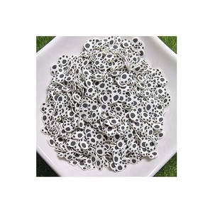 Mignon animal empreinte de patte ours chat <span class=keywords><strong>chien</strong></span> noir patte contour argile tranches thème animal polymère argile arrose bricolage Slime fournitures - Product Image 4