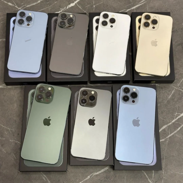 High Quality Second-hand Unlocked Used IPhone 11 12 13 14 15 16 Pro Max US Version 6.1-inch 8GB+128/256/512GB Big Battery