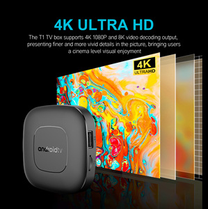 Boîtier TV intelligent OTT Mortal T1 Android 14 Quad Core Rockchip 3518 4K 5G WiFi Ethernet USB avec clavier, modèle exclusif - Product Image 2