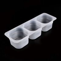Wegwerp Plastic Fruitkoekjesverpakkingsdoos Transparant Voedselbinnenblad
