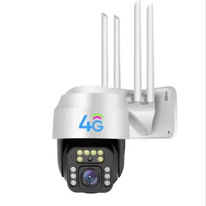 모조리 foscam 모니터-360 학위 와이드 Virson 128g 4G 감시 카메라 무선 와이파이 홈 카메라 휴대 전화 원격 HD 나이트 비전 야외 모니터