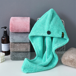 Hot Sale 550 GSM Coral Fleece Wholesale Hair <strong>Towel</strong> Wrap Turban Microfiber <strong>Rapid</strong> <strong>Drying</strong> Premium Hair <strong>Towel</strong> for Hair Dry - Product Image 2