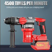 Marteau perforateur industriel sans fil au lithium-ion Red Shield