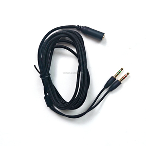 ชุดหูฟังสำหรับเล่นเกมแบบ2 In 1 3.5มม.,สายสัญญาณเสียงขยายสำหรับหูฟังหลักของ <span class=keywords><strong>Cloud</strong></span> Ii/ Alpha-/<span class=keywords><strong>Cloud</strong></span> Flight/Core - Product Image 1