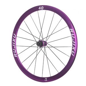 RUJIXU120 <span class=keywords><strong>700C</strong></span> أرجواني 30/40/50 V-brake حلقة من سبائك الألومنيوم - Product Image 2