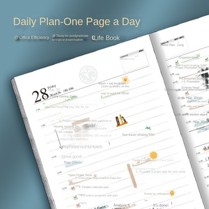 Agenda Manual Personalizable A5 2026 con Plan de Gestión del Tiempo de 365 Días, Diario de 100 Hojas, Encuadernación Cosida con Hilo, Regalo - Product Image 4