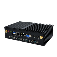 Mini PC Industrial Integrado Kansung con Doble LAN, Múltiples Puertos Seriales, Procesador Intel Quad Core, Linux, SSD, RAM DDR3