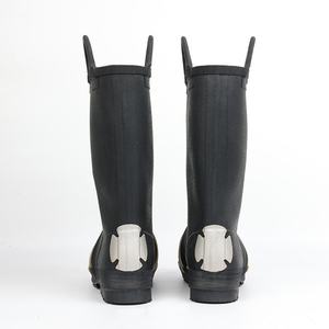 Bottes de protection pour pompiers certifiées CE, ignifuges, résistantes aux flammes, avec embout et semelle en acier, matériau en caoutchouc EN15090 - Product Image 4