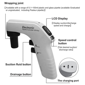 Controlador Electrónico de Pipetas EP Plus 0.1 100ml, Llenador de Pipetas para Uso en Laboratorio - Product Image 5