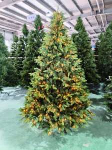 Thiết kế mới bản lề Cây giáng sinh gấp trong nhà trang trí <span class=keywords><strong>Xmas</strong></span> cây nhân tạo PE PVC với kim loại đứng - Product Image 5