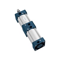 Cylindre pneumatique à double effet à retour par ressort en alliage d'aluminium SC 100 160 150 350 à course réglable