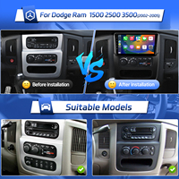 Pour Dodge Ram 1500/2500/3500 2002-2005 Autoradio Stéréo Écran IPS GPS Wifi BT FM Caméra de recul Grossiste
