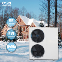 Bomba de Calor Aire-Agua de 10kw con Alto COP, ERP A++, Solar y Eléctrica, con Wifi, Monobloque OEM, Calentador de Agua