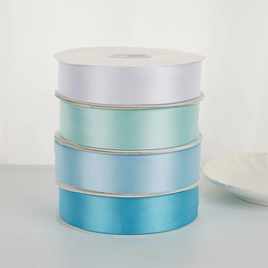 공장 도매 4cm 1.5인치 새틴 리본 선물 포장 웨딩 장식 꽃다발 DIY용 - Product Image 5
