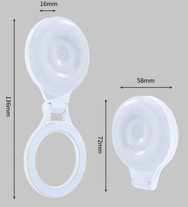 Lampe à selfie pour <span class=keywords><strong>iPhone</strong></span>, anneau lumineux portable pour enregistrement vidéo, 3 modes réglables, lumière d'appoint rechargeable pour le maquillage - Product Image 3