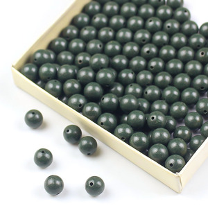 Perlas de incienso de madera redondas de 8 mm, color marrón, sueltas, para joyería budista DIY, aroma medicinal fragante y duradero. - Product Image 2