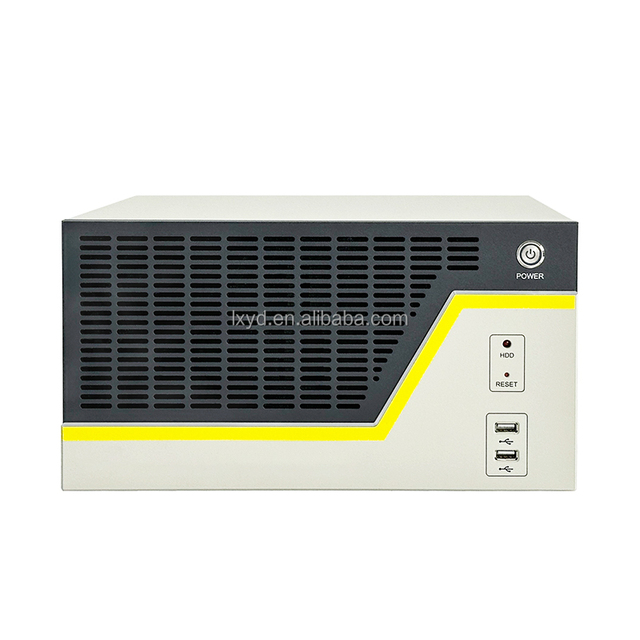 Manufacturer 7 Slot Compact Wall Mounted Rack Aluminum Alloy & Steel Computer Case Industrial IPC Server Chassis with Fan