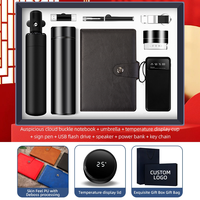 Set Hadiah Bisnis Kustom Promo Termasuk Notebook, Pulpen, Botol Minum & USB Drive untuk Hadiah Kantor atau Perusahaan
