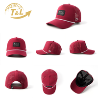 Casquette de camionneur personnalisée de haute qualité avec maille perforée découpée au laser pour casquette de sport imperméable unisexe