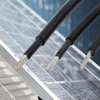 Câble électrique solaire photovoltaïque monoconducteur en cuivre étamé, isolation sans halogène, norme australienne SAA DC1500V, 62930 IEC131 H1Z2Z2-K
