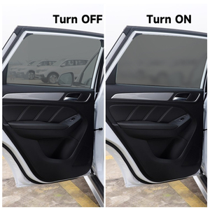 Film PDLC intelligent à couleurs commutables avec blocage UV et infrarouge à 99 %, auto-réparateur, protection de la vie privée, teinte noir-gris pour vitres de voiture - Product Image 1