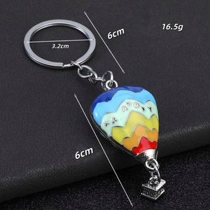 Nuevos Llaveros Personalizados de Metal 3D con Forma de Globo Aerostático, Creativos Recuerdos de Viaje de Turquía KAPADOKYA, Llaveros de Aleación con Impresión UV - Product Image 5