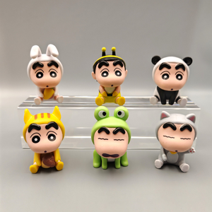 Crayon <span class=keywords><strong>Shin</strong></span>-Chan Animal Series Figuras de acción de tercera generación-Decoración de escritorio inspirada en el anime y modelos coleccionables - Product Image 1
